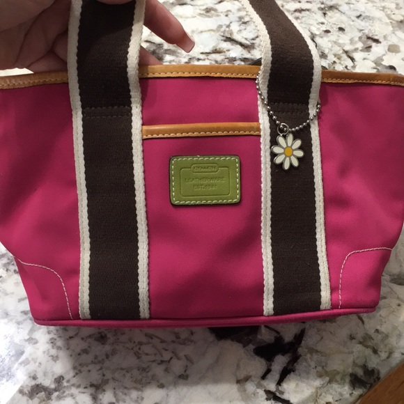 Authentic coach bag. Small. Pink - Picture 2 of 8